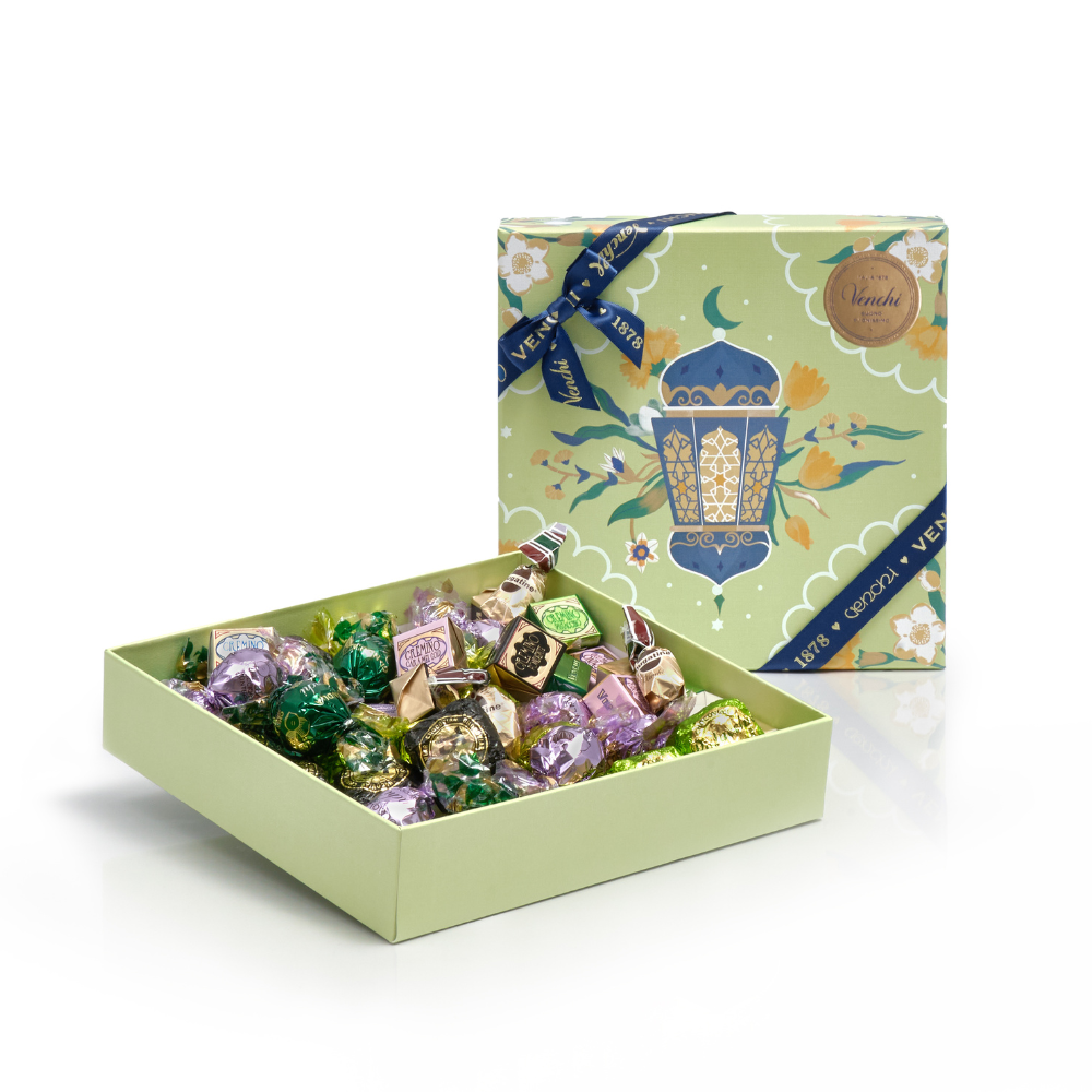 2024 Hari Raya Medium Square Gift Box with Assorted Chocolates
