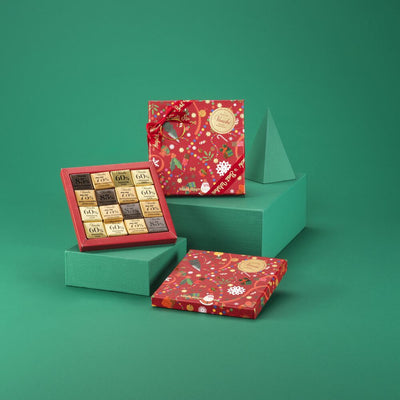 Christmas Napolitains Giftbox with Assorted Blend Chocolates 52g