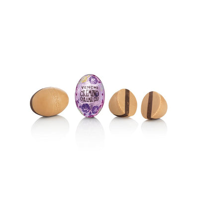 Gold Caramel Cremino Mini Chocolate Eggs Bulk 100G
