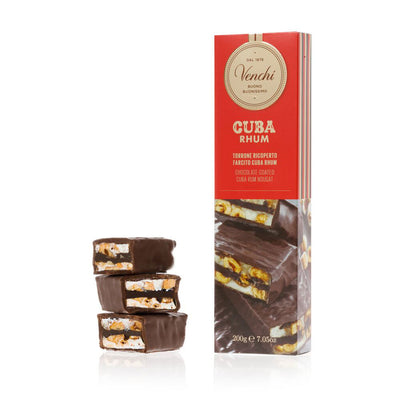 Chocolate Covered Nougat Bar with Rhum 200G